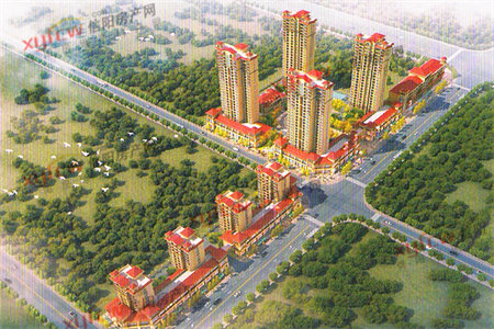 城西凤凰景苑3室2厅2卫123m2简单装修